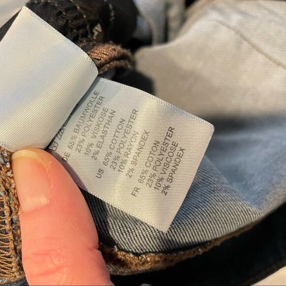 Articles Of Society Medium Wash Low Rise Skinny Jeans 29 Ankle Length Y2K Denim - Picture 10 of 11